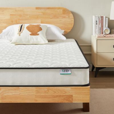 TEMU 6 Inch Medium Firm Hybrid Mattress With Gel Memory Foam And Pocketed Springs, Twin Size