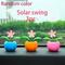 TEMU Creative Car Ornaments Car Interior Decoration Car-mounted Solar Swing Sunflower Shaking Head Flower Car Decoration Supplies