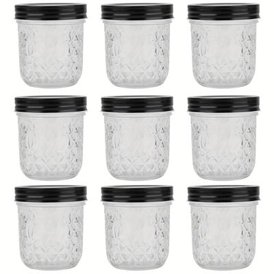 TEMU 250 9pcs 16pcs 24pcs, Multipurpose Jars | Containers | Clear