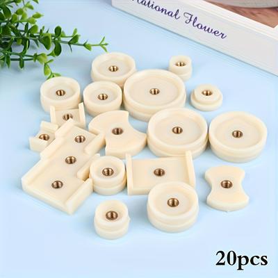 TEMU 20pcs Rubber Watch Repair Molds Set, Diy Watch Front Back Case Cover Screw Presser Accessories Kit, No Required