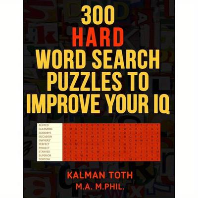 TEMU 300 Challenging Word Search Puzzles Book: Enhance Iq With Engaging Themes - English Edition, Published 2016-02-19 By Createspace Independent Publishing Platform