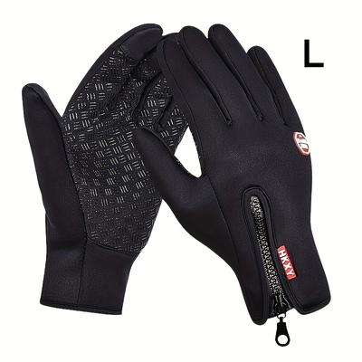 TEMU Touchscreen-compatible Gloves Fleece Lining And - For , Cycling & Driving