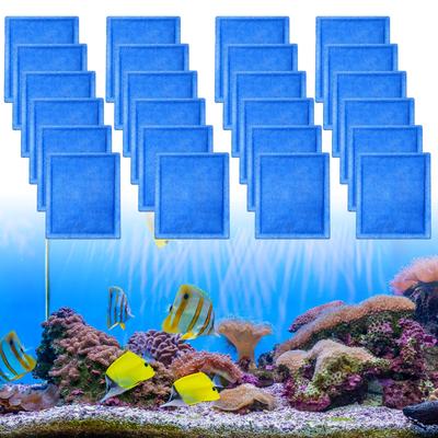 TEMU 24pcs Blue Aquarium , Compatible With Ez Change #3 - Ideal For 30-60/20-40 Gallon Fish Tanks, No Power Needed, Material, Coral & , Fish Filter