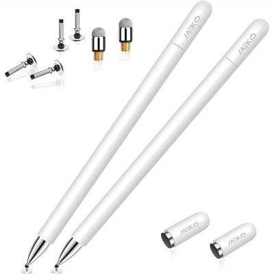 TEMU 2/4pcs Magnetic Disc Stylus For Ipad Pencil Compatiable With Screen Devices Including Smart Phones, Computers, Tablets