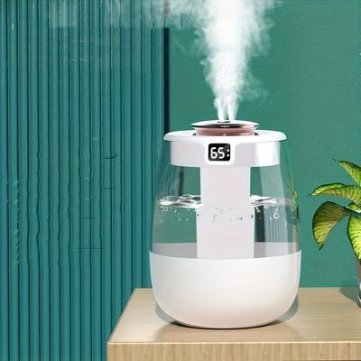 TEMU Quiet High-capacity Usb-powered Humidifier For Bedroom And Desk - Ideal For