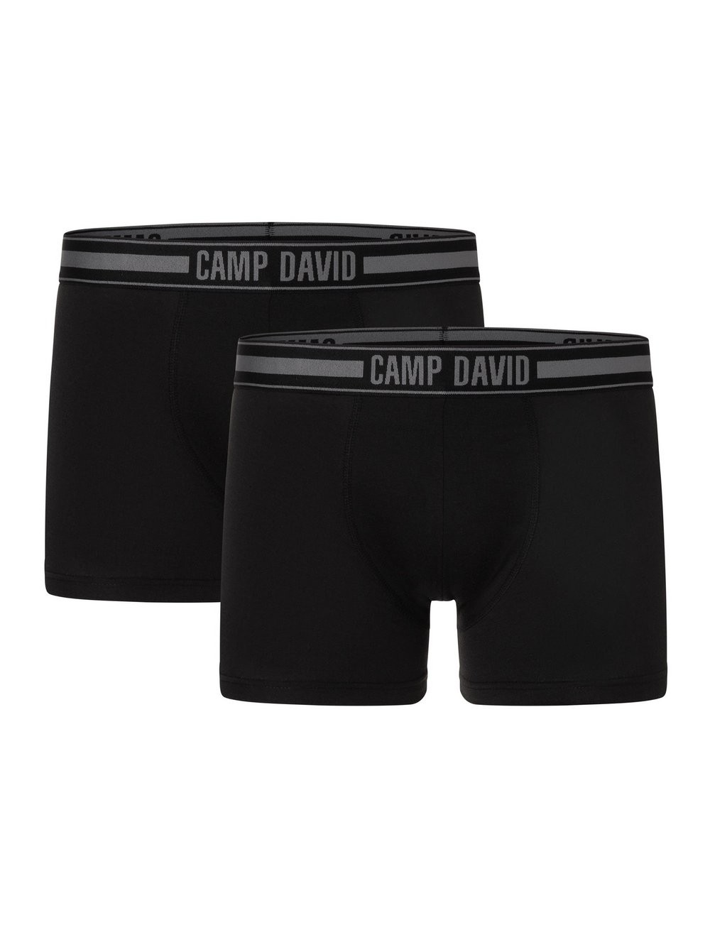 Camp David Boxershort 2er Pack Herren schwarz, L Image
