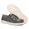2025 neue Männer Schuhe Tribal Stil Grenzüberschreitende Freizeit Gedruckt Leinwand Schuhe Männer Original Schuhe Zapatillas Hombre Größe 39-47