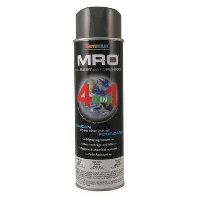 SEYMOUR OF SYCAMORE 620-1416 Spray Paint,Gray, Gray, Gloss, Solvent, 16 oz