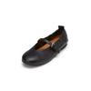 Ballerina MARC O'POLO "aus edlem Rindleder", Damen, Gr. 36, schwarz, Obermaterial: 100% Leder (Rind), unifarben, Schuhe