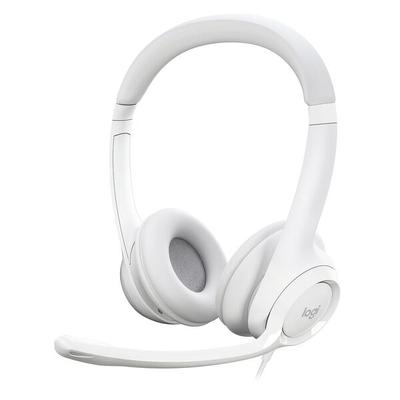 Logitech Headset »H390 grau/weiß« grau