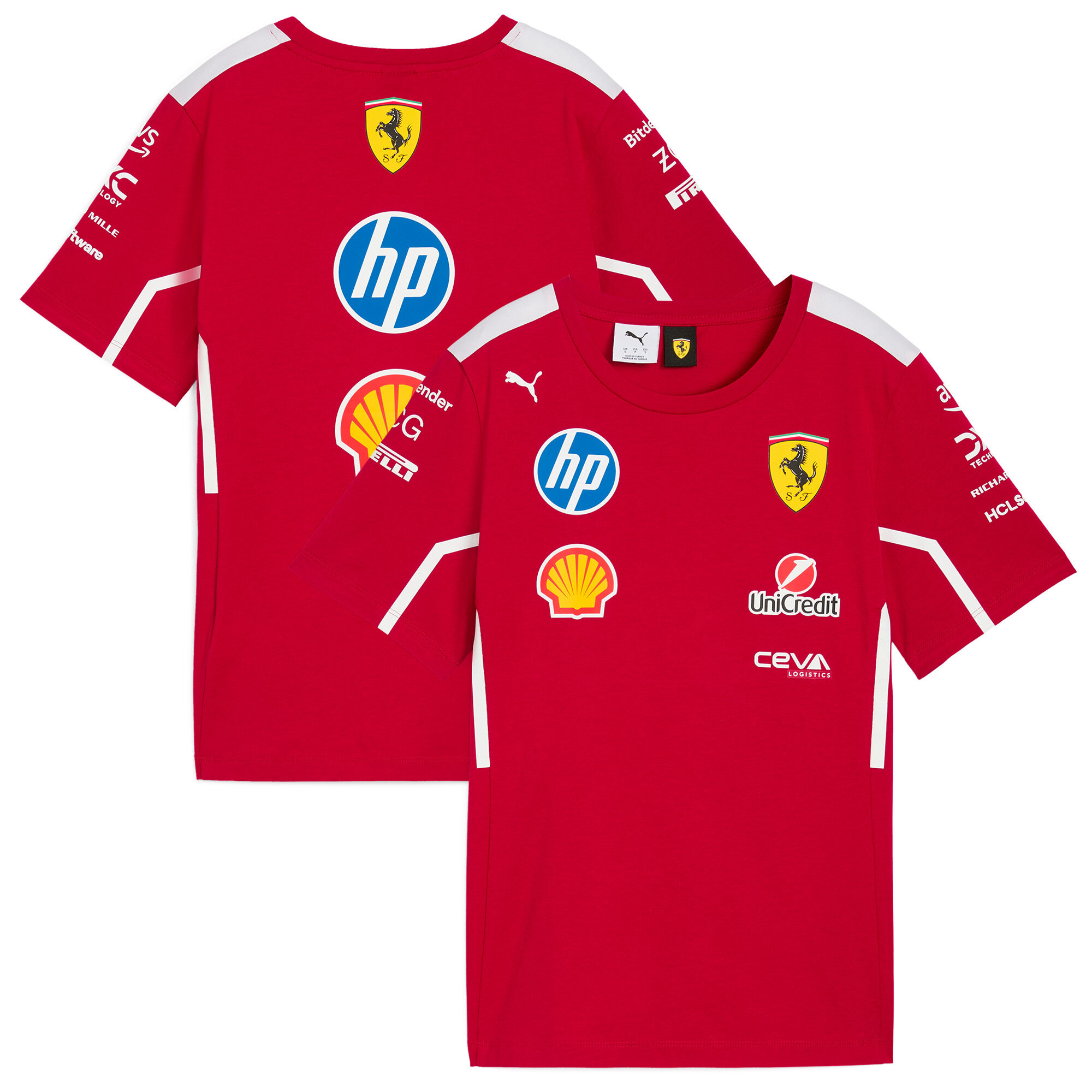 Scuderia Ferrari 2025 Team-T-Shirt – Kinder Image