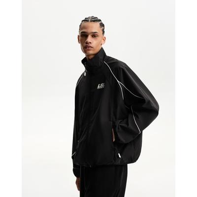Bershka Technical Sports Jacket Men M Black