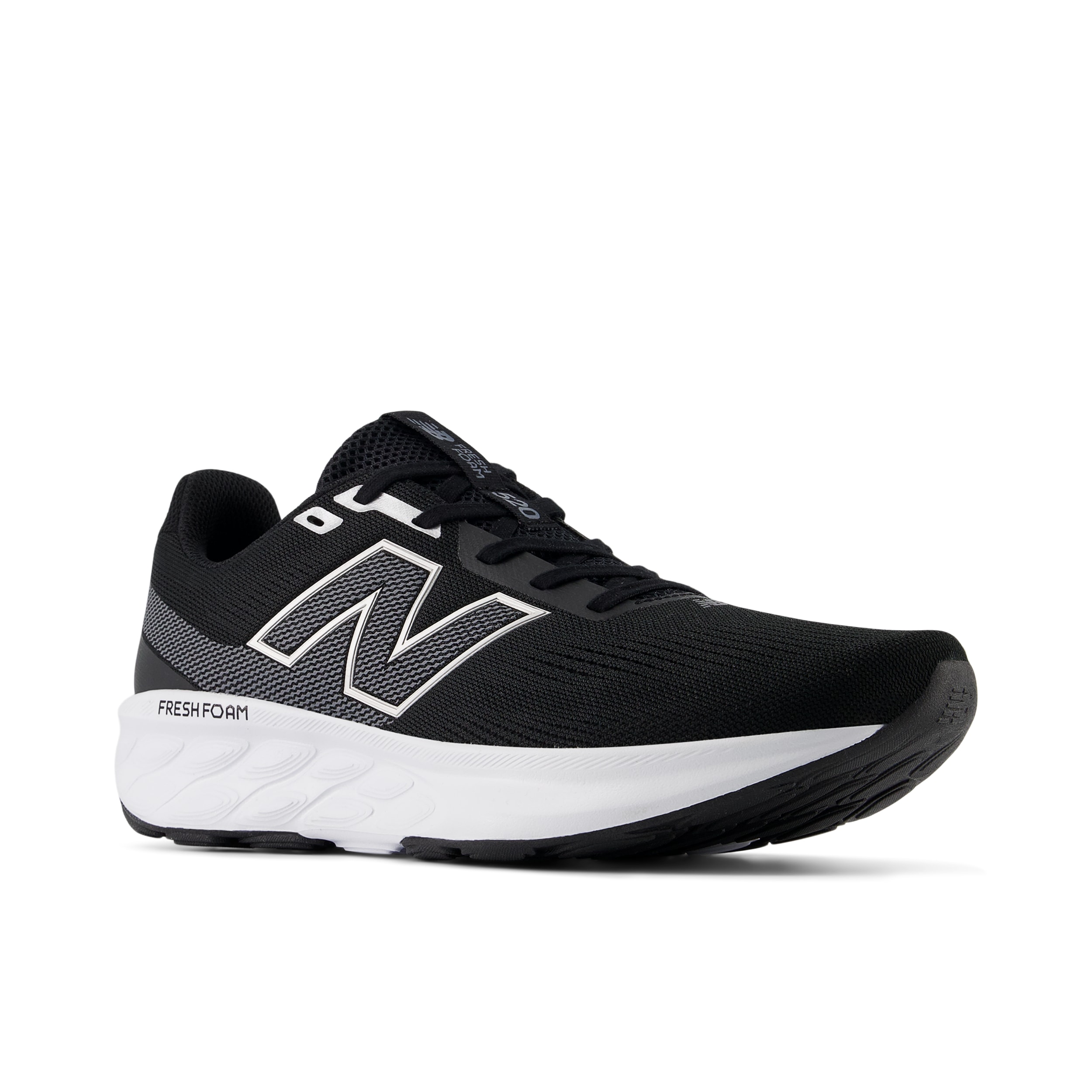 Laufschuh NEW BALANCE "520", Damen, Gr. 40,5, schwarz (noir), Synthetik, Textil, Schuhe Laufschuh