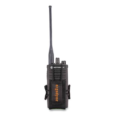 ergodyne Squids 3772 Radio Holster Trap, Large, 1.5 x 2 x 5, Polyester, Black (EGO19773)