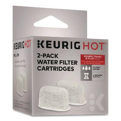 Keurig Replacement Charcoal Water Filter Cartridge, 2/Pack (KEU2407403)