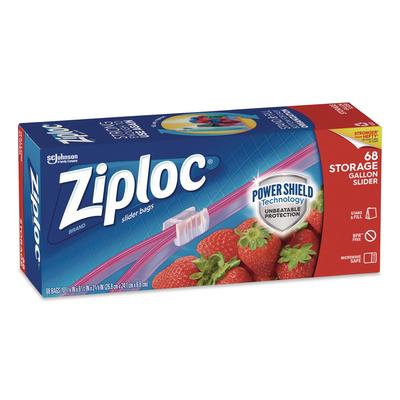 Ziploc Slider Storage Bags, Gallon, 9.5