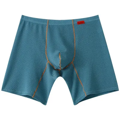 Herren-Unterhose mit einfachen Beinen, elastisch, bequem, locker sitzend, schnell trocknend, Image