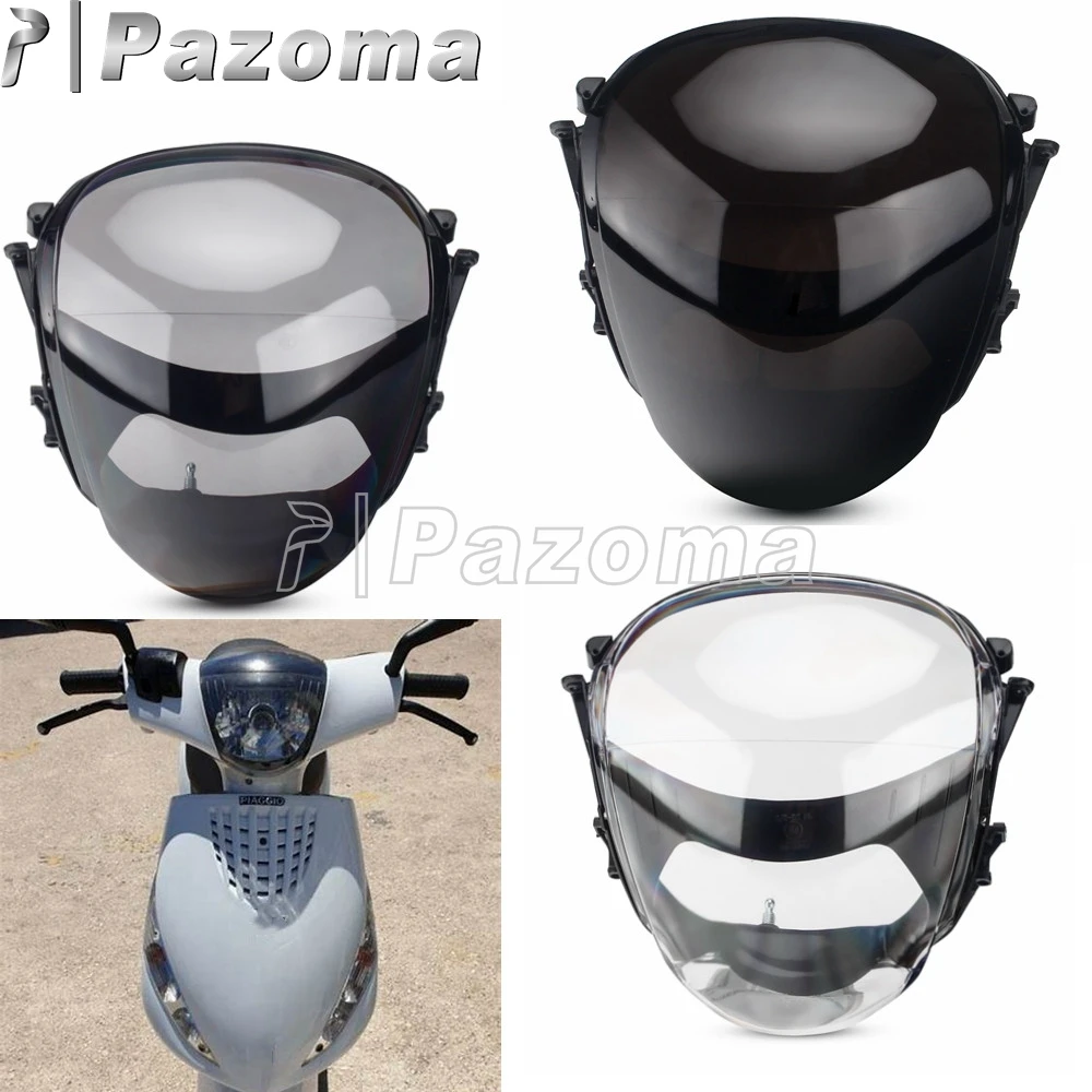 Scheinwerfer Objektiv Abdeckung Für Piaggio Zip 50 100 2T AC Fast Rider DT Basis Pigmentato LC SP SP2 4T 49 2T Front Tacho Glas Schutz