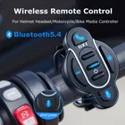 Nuovo telecomando wireless intelligente Bluetooth 5.4 controller multimediale impermeabile per auricolare per casco manubrio bici moto