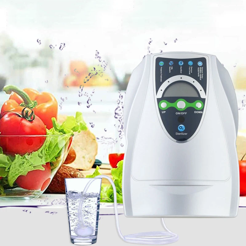 Generatore di ozono 220V purificatore d'aria acqua cibo per la casa carne vegetale fresca purifica ozonizzatore ionizzatore O3 ozonizzatore