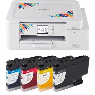 Brother Sp1 Sublimation Printer And Extra Ink Cartridge Set
