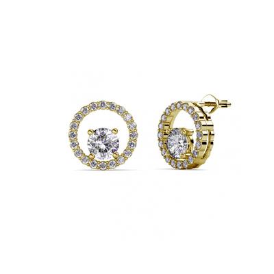 Desiree Ohrringe - Gold und Kristall Image