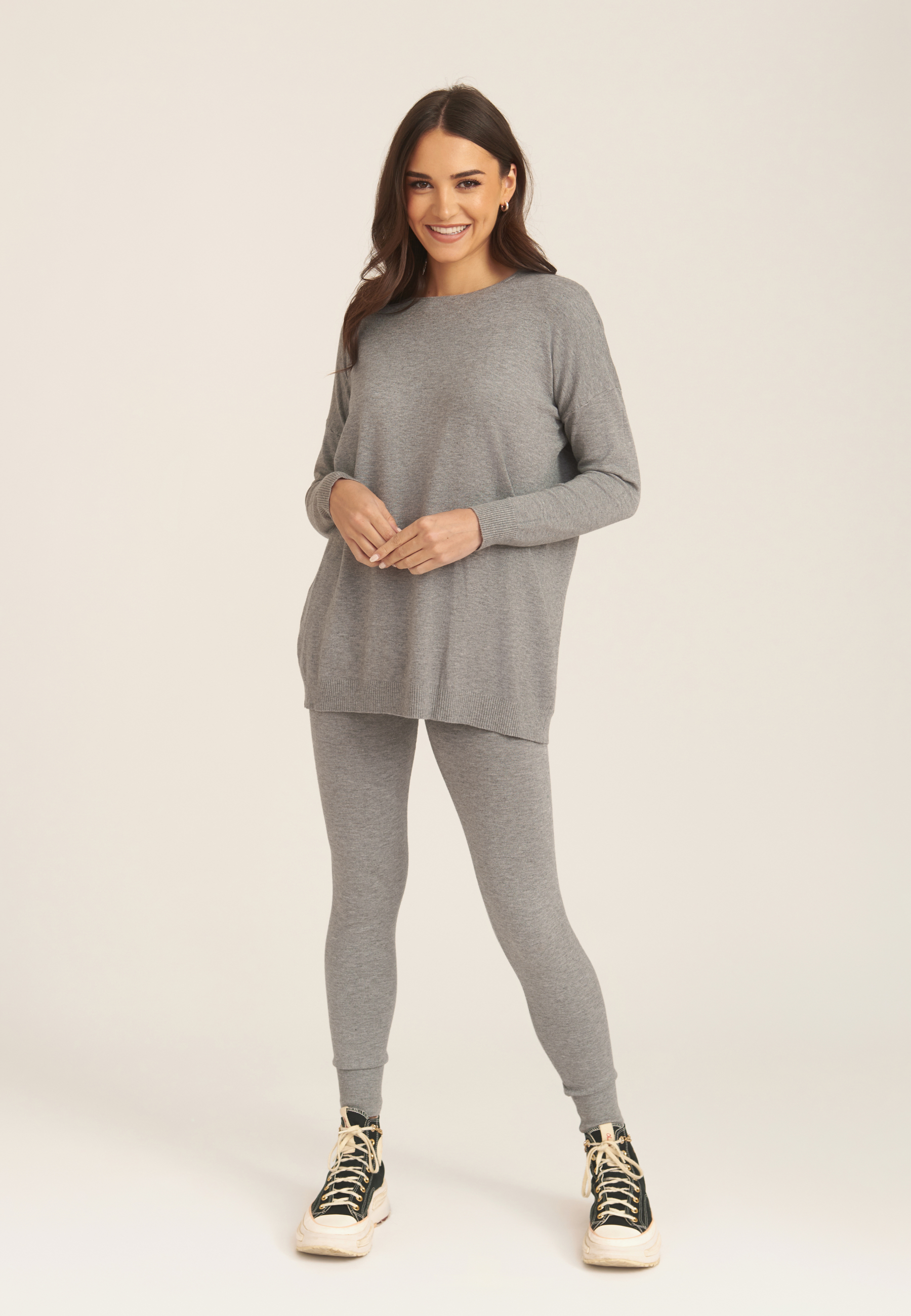 Leggings aus gebürsteter Baumwolle Image