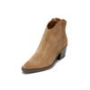 Stiefel MARC O'POLO "mit Innenzipper", Damen, Gr. 42, braun (mid braun), Obermaterial: 100% Leder (Rind), unifarben, Schuhe