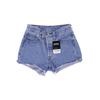 Levis Damen Shorts, Gr. 24, blau, Baumwolle