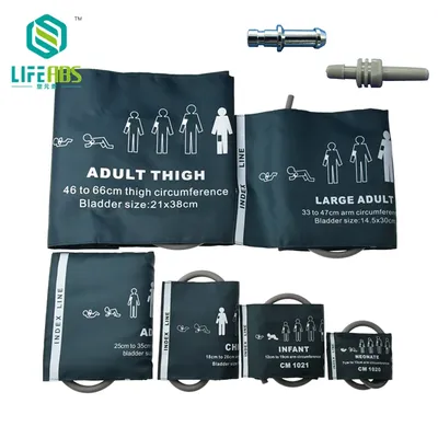 Single Tube Adult Neonate Infant Child Upper Arm Medical Blood Pressure BP Cuff Accessory for Vital