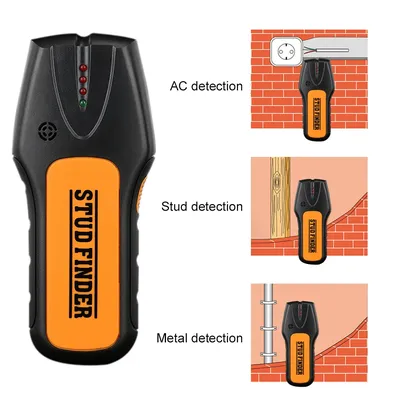 Wall Scanner Metal Detector Metal Wood Stud Finder AC Live Wires Copper Finder Depth Tracker