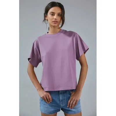 BDG Boxy T-shirt - Purple XS at Urban Outfitters