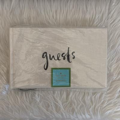 Kate Spade Party Supplies | Kate Spade Guest Book For Wedding Or Shower | Color: Black/Cream | Size: Os