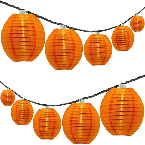 Solarlaternen-Lichterkette für den Außenbereich, wasserdicht, 3 m, 20 LEDs, dekorative Weihnachtsfensterbeleuchtung, mehrfarbig, für Weihnachten, Terrasse, Garten, Hochzeit, Party, Camping, Schlafzimmerdekor Image