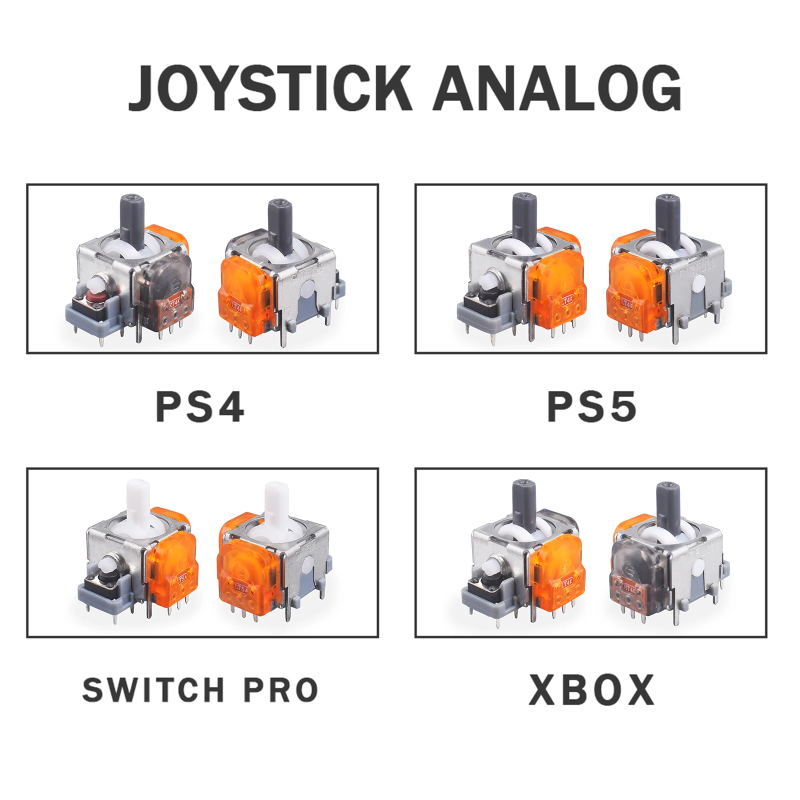 10 teil/satz Ginfull TMR Elektromagnetische Joystick Für PS5 Controller 3D Analog Stick Sensor Modul Für Ps4 Für Xbox One Gamepad Image