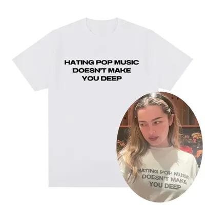 Charli Xcx hatespop music and wont let you fall in love with the same style of tshirtWomens