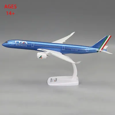 1:200 Scale For Air Italian Airways Airbus A350-900 Airlines Aircraft Airplane Model Plane For
