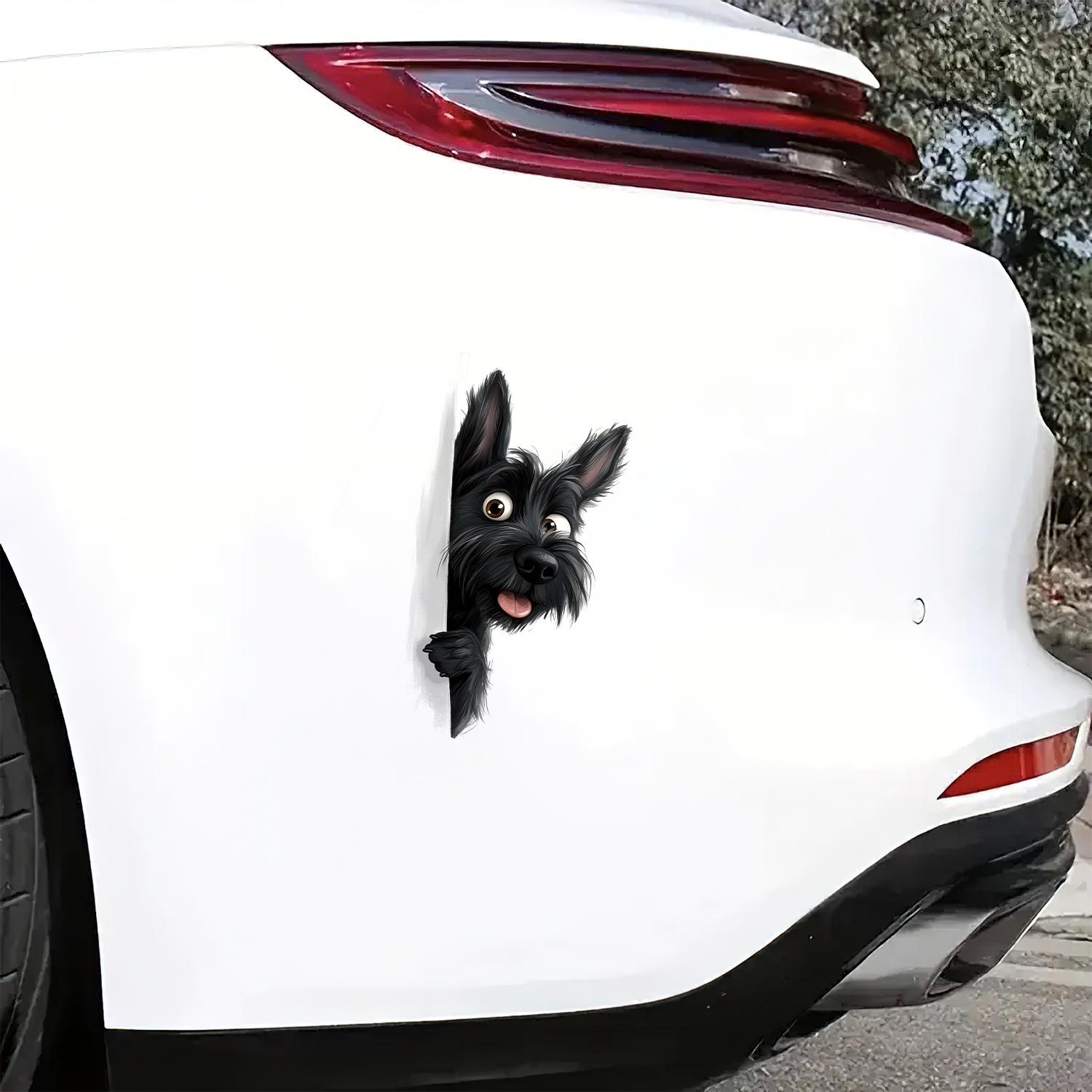 Adesivo per auto con cane Scottish Terrier, regali per amanti dei cani, adesivo per auto con cane Scottish Terrier, adesivi per finestrini auto, adesi