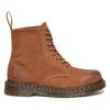 Schnürboots DR. MARTENS "1460 Pascal", Damen, Gr. 39, braun, Nubukleder, used, klassisch, Schuhe, Casual Boots, Schnürstiefel mit Blockabsatz