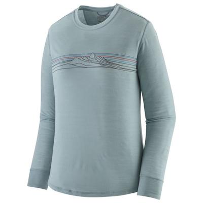 Patagonia - Women's L/S Cap Cool Merino Graphic Shirt - Merinoshirt Gr S türkis/grau Image