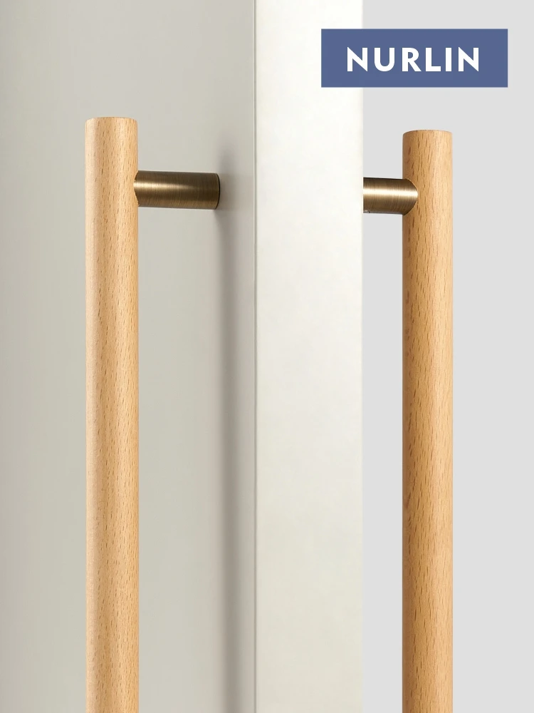 Nurlin Messing Buche Küchenschränke Küchengeräte Griffe Eingangstür Lange Zimmertür Zugstange Antik Mattgold Schwarz Farbe