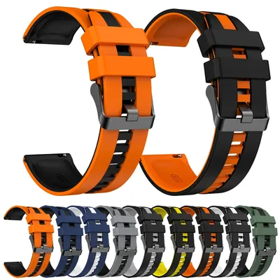 22mm Sport Armband Für Xiaomi Uhr farbe 2 Band Uhr 2 Pro S4 S3 S1 Pro Silikon Armband für Redmi Uhr Image