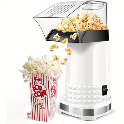 TEMU 4.5 Quart High-quality Hot Air Popcorn Maker - , Oil-free, 1200w With Butter Melter, Bpa-free, Home & Parties - Includes Measuring Cup, Easy To Clean, Popcorn Machine, Kitchekshop