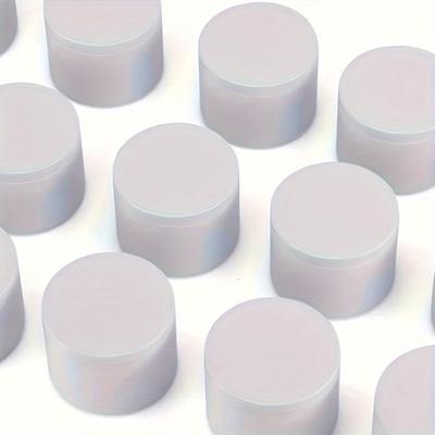 TEMU Set Of 12 Matte White Iron Candle Tins With For Candle Making - Small Business Bulk Empty Candle Containers 4oz/8oz