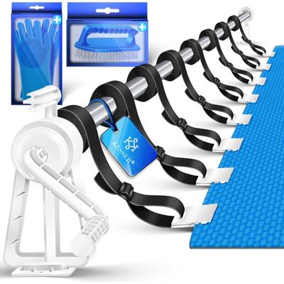 Pool Aufroller Premium Aufrollsystem 1 05m - 6 15 m für Solarplane mobiles Aufrollvorrichtung für Image
