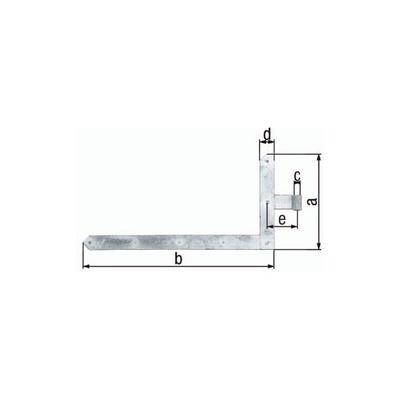 Alberts Torwinkelband 600x1.000x60x120mm sta tzn li.ob 8mm - 312947 - GAH Image