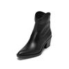 Stiefel MARC O'POLO "aus softem Rindleder", Damen, Gr. 42, schwarz, Obermaterial: 100% Leder (Rind), unifarben, Schuhe