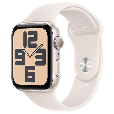 Apple Smartwatch Apple Watch SE 44 mm Aluminium Polarstern (GPS) Sportarmband M/L grün Image