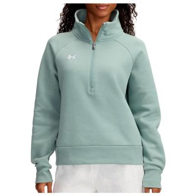 Under Armour - Women's Rival Fleece HZ - Pullover Gr M - Regular türkis Image
