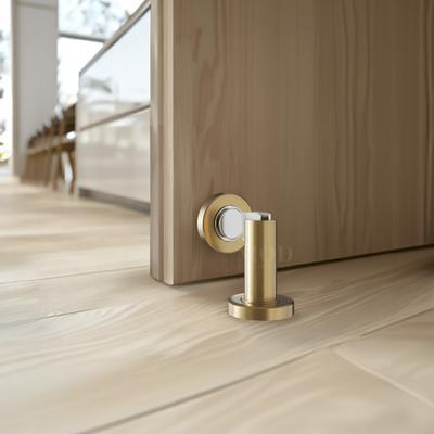 Modern Door Stop | Brushed Gold / Pack Of 2 | MOD LIGHTING
